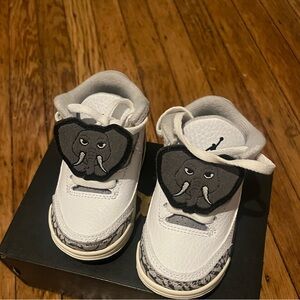 Air Jordan 3 Retro TD 'Hide N' Sneak' worn few times size 5c